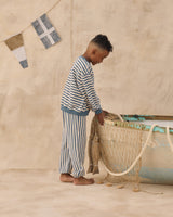 Oversized Crew | Marine Stripe