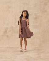 Lainey Dress | Chocolate Polka Dot