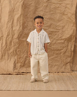 Lapel Collar Shirt | Wave Stripe