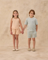 Terry Boys Short | Seafoam Stripe