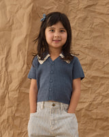 Sloane Knit Top | Marine