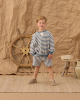 Oversized Crew | Marine Stripe