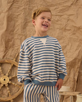 Oversized Crew | Marine Stripe