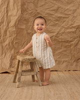 Mavrick Romper | Wave Stripe