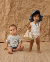 Skirted One-Piece | Nautical