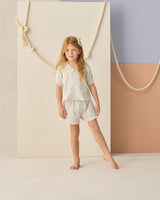 Delilah Pajama Set | Seafoam Railroad Stripe