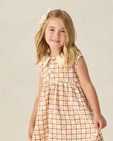 Collared Babydoll Dress | Cherry Check