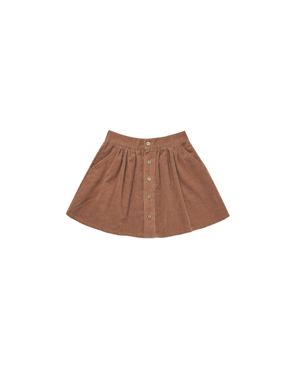Button Front Mini Skirt | Spice