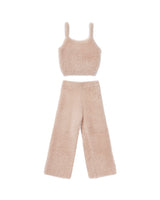 Fuzzy Knit Set | Blush