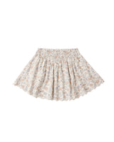 Smocked V Mini Skirt | Bloom