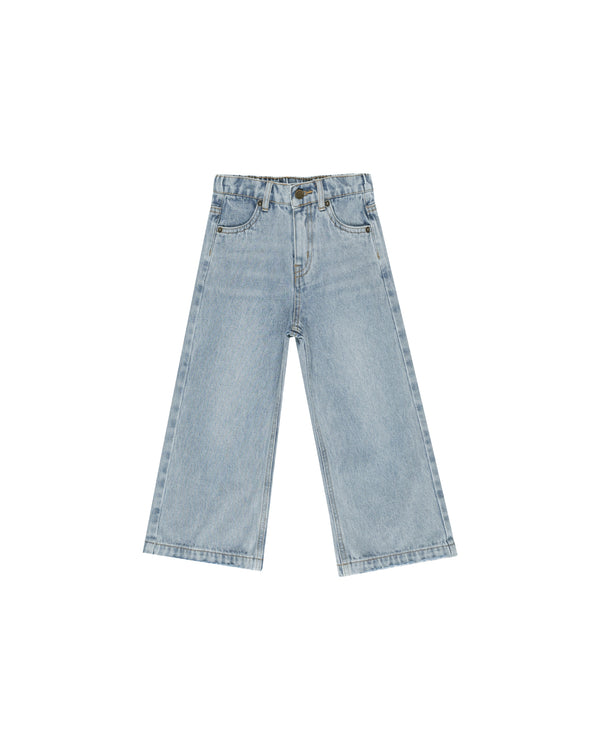 Straight Leg Pant | Light Washed Denim