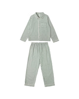 Long Sleeve Pajamas | Evergreen Gingham