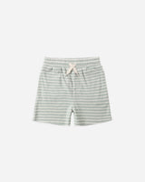Terry Boys Short | Seafoam Stripe