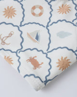 Crop Rashguard Set | Nautical