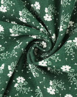 Sabrina Mini Dress | Green Ditsy