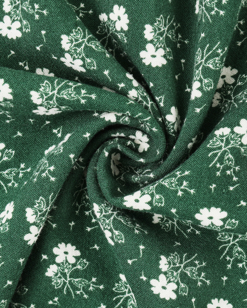 Sabrina Mini Dress | Green Ditsy