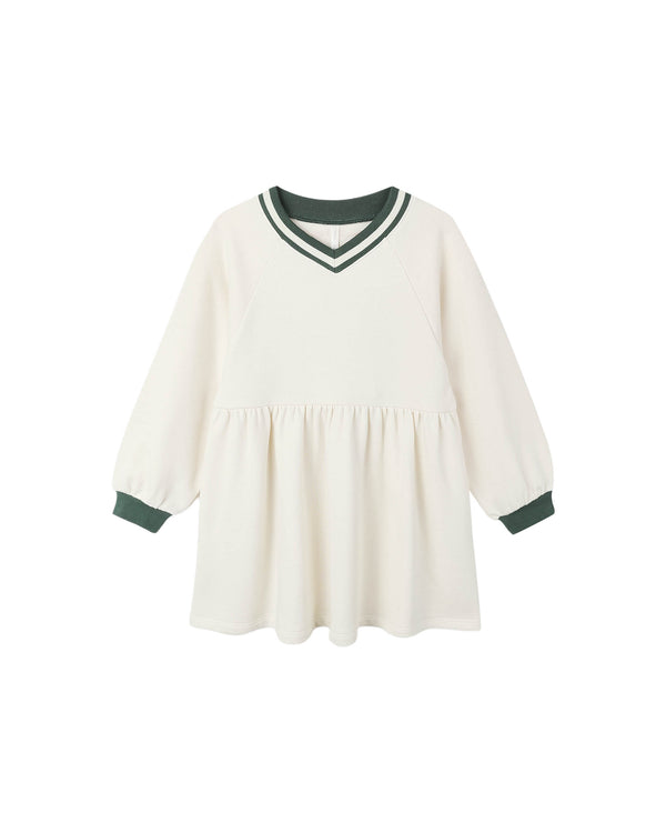 Raglan Sweatshirt Dress | Natural
