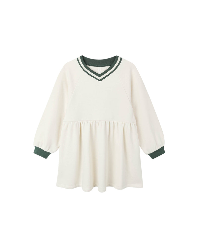 Raglan Sweatshirt Dress | Natural