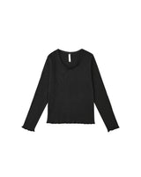 Ribbed Long Sleeve | Black