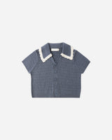Sloane Knit Top | Marine