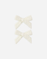 Bows, Set Of 2 | Ivory