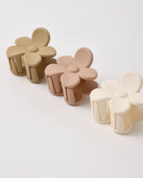 Flower Clip Set | Butterscotch, Blush, Ivor