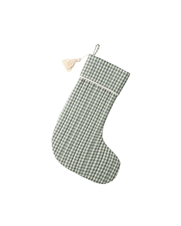 Christmas Stocking | Evergreen Gingham
