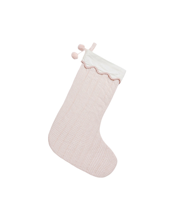 Christmas Stocking | Petal Gingham
