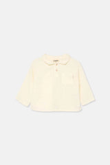 Textured Baby Shirt | Ivory