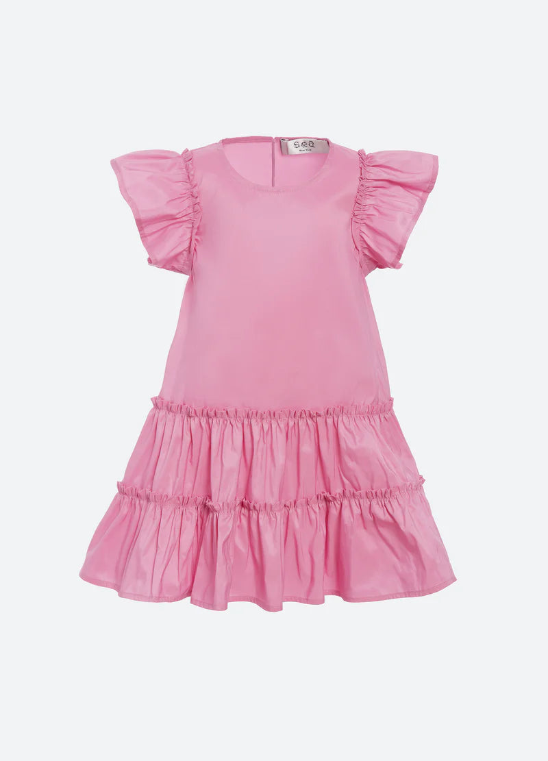 Diana Taffeta Dress | Pink