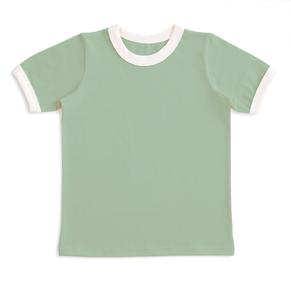 Ringer Tee | Solid Meadow Green