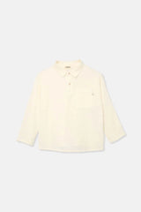 Textured Kids Shirt | Ivory