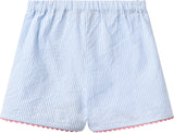 Seersucker Deco Set | Sky Blue with Cream Stripe