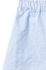 Seersucker Deco Set | Sky Blue with Cream Stripe
