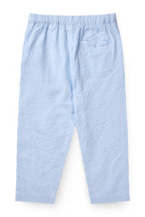 Seersucker Pants | Sky Blue with Cream Stripe