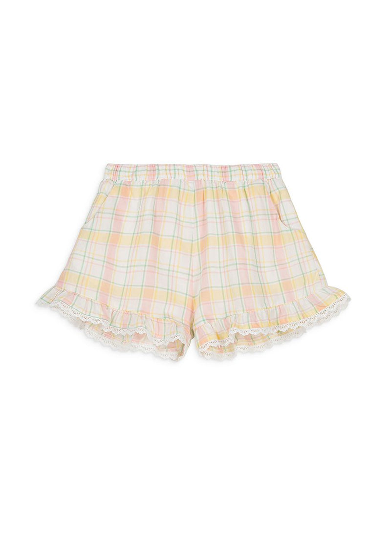 Shorts Vallaloid | Yellow Positano Checks