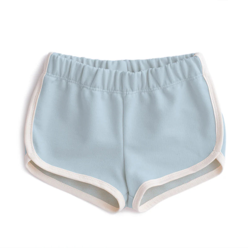 French Terry Shorts | Solid Sky Blue