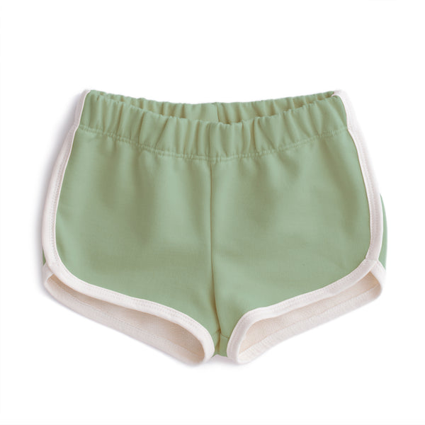 French Terry Shorts | Solid Meadow Green