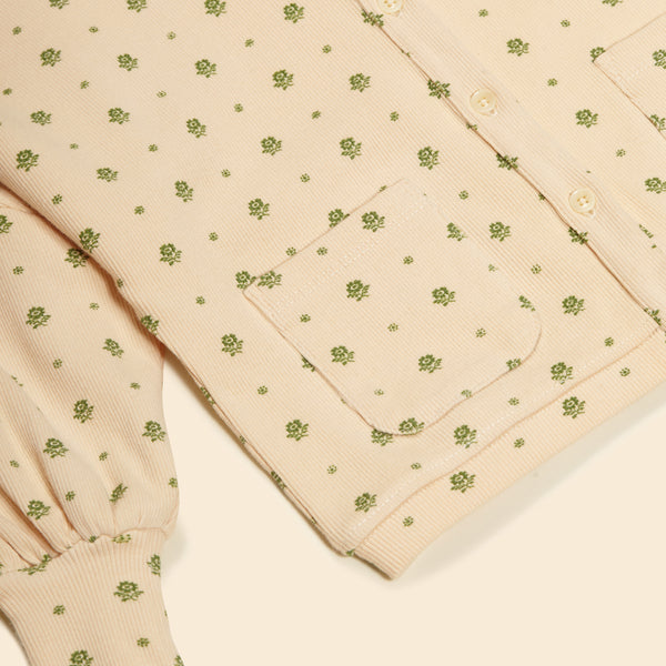 Simona Jersey Cardigan | Meadow Calico