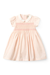 Smock Dress with Emb | Dusty Rose Comb