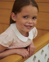 Smock Dress with Emb | Dusty Rose Comb