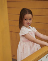 Smock Dress with Emb | Dusty Rose Comb
