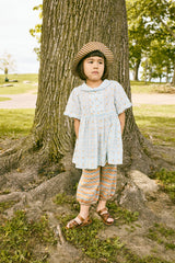 Voyage Dress | Bright Sky Blossom Plaid