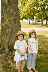 Voyage Dress | Bright Sky Blossom Plaid