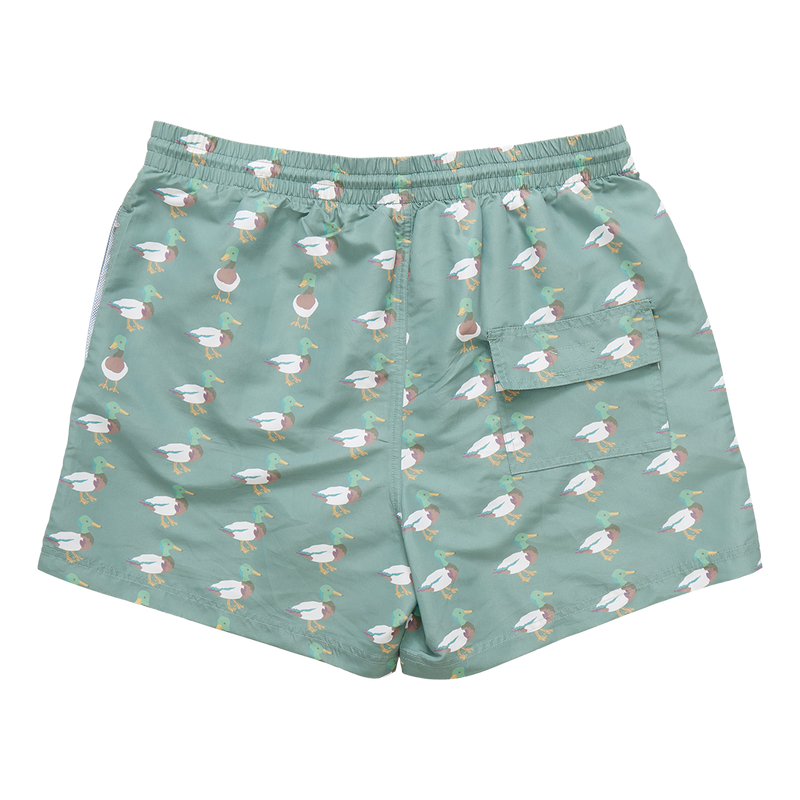 Baby Boys Swim trunk | Green Mallard Friends