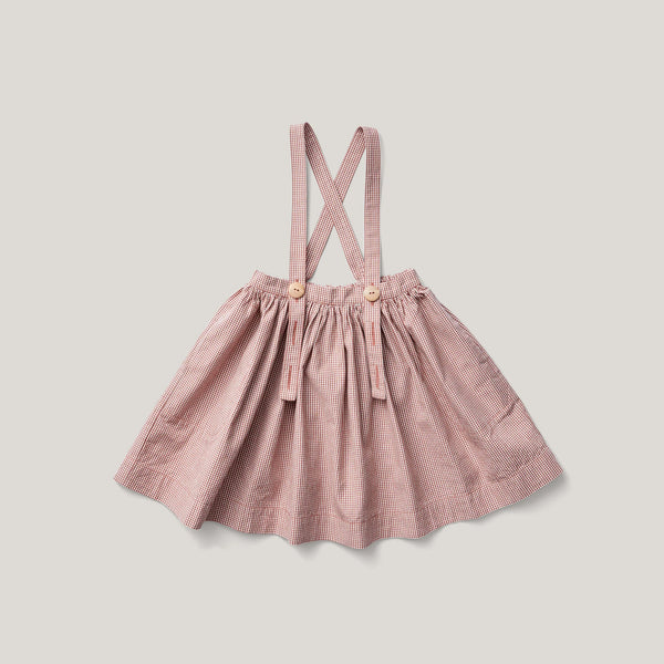 Soor Ploom Mavis Skirt | Mini Check | Marigold Modern Kids