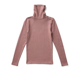 Snap Turtleneck | Cherry