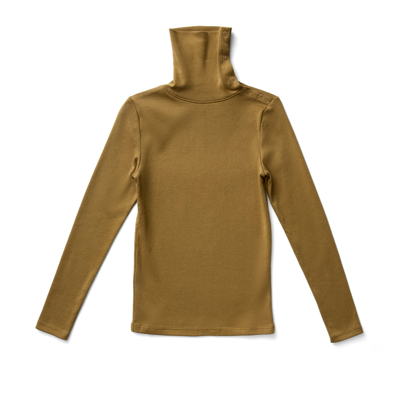Snap Turtleneck | Brush