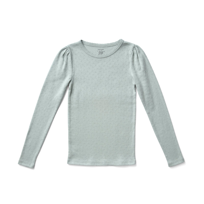 Pouf Tee | Oasis Pointelle