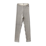 Stretch Legging | Gingham Print - Shale